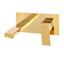 Встраиваемый смеситель для раковины,золото глянцевое FELICE 1035 ORO