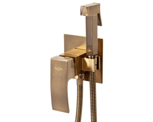 Встраиваемый гигиенический душ со смесителем,бронза FELICE 1010 BRONZO