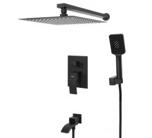 Встраиваемая душевая система для ванны и душа,черный матовый FELICE 1020 NERO OPACO