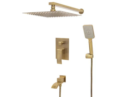 Встраиваемая душевая система для ванны и душа,бронза FELICE 1020 BRONZO