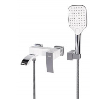 Смеситель для ванны с душем,хром белый FELICE 1040 B CROMO BIANCO