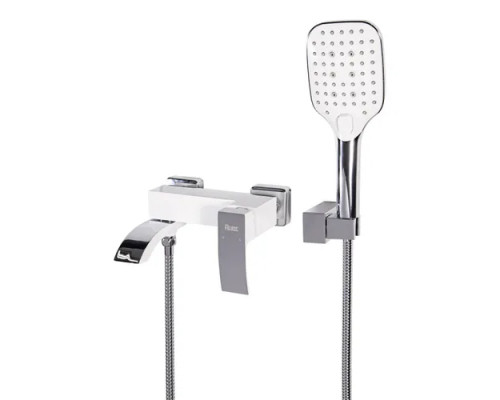 Смеситель для ванны с душем,хром белый FELICE 1040 B CROMO BIANCO