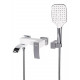 Смеситель для ванны с душем,хром белый FELICE 1040 B CROMO BIANCO