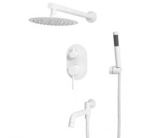 Встраиваемая душевая система для ванны и душа,белый матовый FELICE 0620 BIANCO OPACO