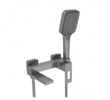 Смеситель для ванны с душем,оружейная сталь FELICE 0740 GUN METAL