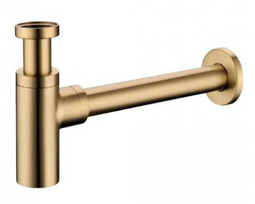 Сифон для раковины металлический,матовое золото FELICE V-11 ORO OPACO