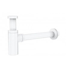 Сифон для раковины металлический,белый глянец FELICE V-11 BIANCO