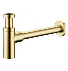 Сифон для раковины металлический,золото глянец FELICE V-11 ORO
