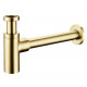 Сифон для раковины металлический,золото глянец FELICE V-11 ORO