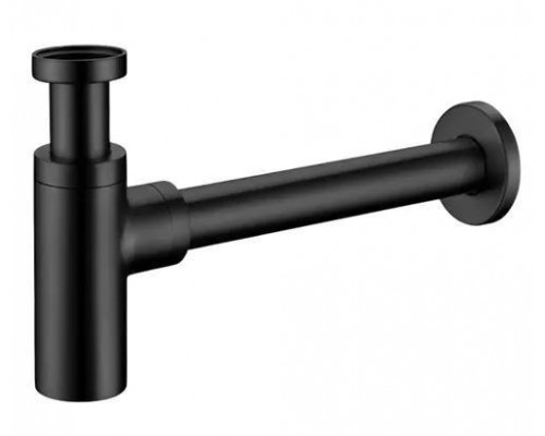 Сифон для раковины металлический,черный матовый FELICE V-11 NERO OPACO