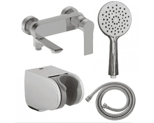 Смеситель для ванны с душем,хром FELICE 8040 CROMO