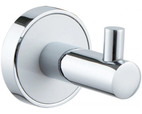 Крючок для ванной комнаты,хром с белой вставкой FELICE R 1001 BL