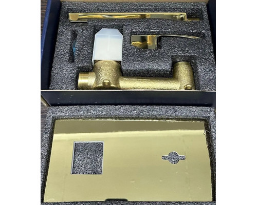 Встраиваемый смеситель для раковины,золото глянцевое FELICE 1035 ORO