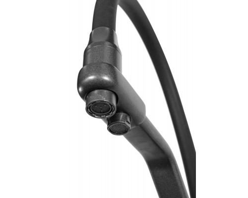 Смеситель для кухни с краном для питьевой воды и гибким изливом,черный матовый FELICE 1415 N NERO OPACO