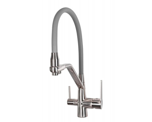 Смеситель для кухни ,сатин FELICE 1415 SG SATINATO-GRIGIO