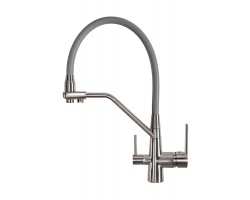 Смеситель для кухни ,сатин FELICE 1415 SG SATINATO-GRIGIO