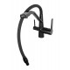 Смеситель для кухни с краном для питьевой воды и гибким изливом,черный с серым шлангом FELICE 1415 NG NERO-GRIGIO