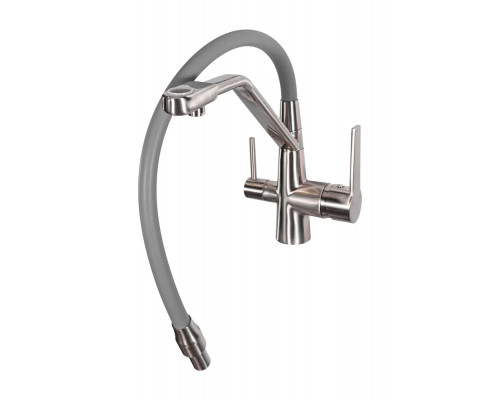 Смеситель для кухни ,сатин FELICE 1415 SG SATINATO-GRIGIO