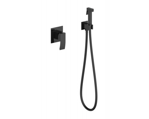 Гигиенический душ со смесителем,черный матовый FELICE 1015 NERO OPACO