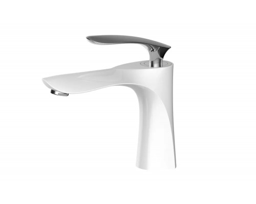 Смеситель для раковины,белый хром FELICE 9030 B CROMO BIANCO