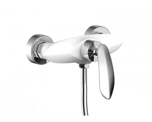 Смеситель для ванны с душем,белый матовый FELICE 9080 B CROMO BIANCO