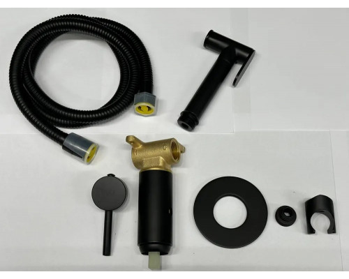 Встраиваемый гигиенический душ со смесителем,черный матовый FELICE 2515 NERO OPACO