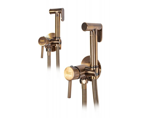 Встраиваемый гигиенический душ со смесителем,бронза FELICE 2515 BRONZO