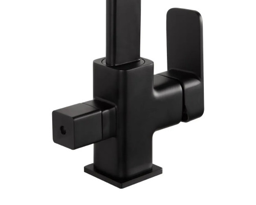 Смеситель для кухни с краном для питьевой воды,черный матовый FELICE 1617-10 NERO OPACO