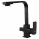 Смеситель для кухни с краном для питьевой воды,черный матовый FELICE 1617-10 NERO OPACO