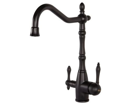 Смеситель для кухни с подключением к фильтру,черный матовый FELICE 1819 NERO OPACO