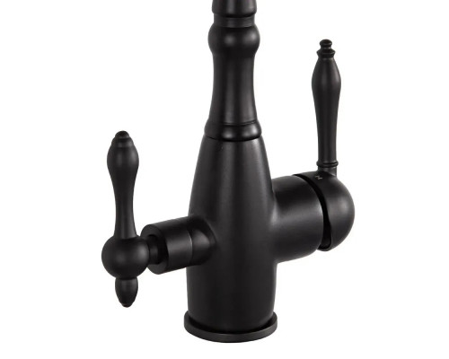 Смеситель для кухни с подключением к фильтру,черный матовый FELICE 1819 NERO OPACO