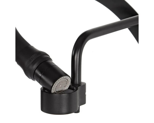 Смеситель для кухни с краном для питьевой воды и гибким изливом,черный матовый FELICE 1920 N NERO OPACO