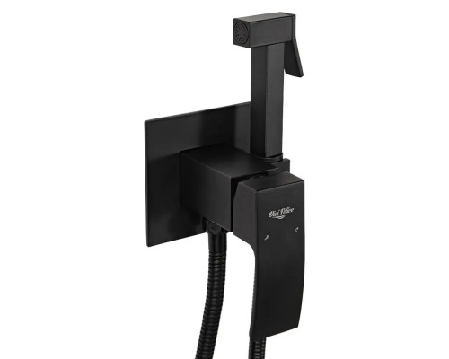 Встраиваемый гигиенический душ со смесителем,черный матовый FELICE 1010 NERO OPACO