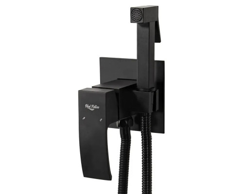 Встраиваемый гигиенический душ со смесителем,черный матовый FELICE 1010 NERO OPACO