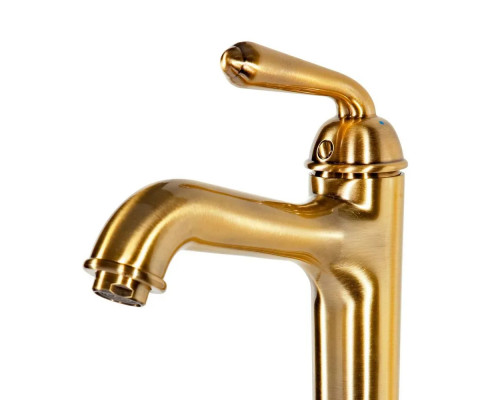 Смеситель для накладной раковины,бронза FELICE 0525 BRONZO