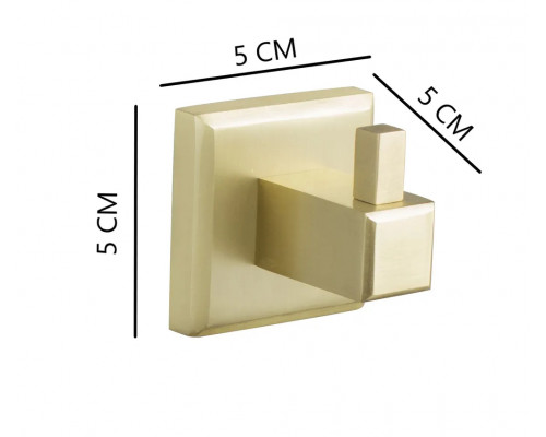 Крючок для ванной комнаты,матовое золото FELICE FL 1001 ORO OPACO