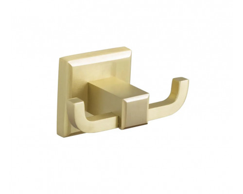Крючок двойной для ванной комнаты,матовое золото FELICE FL 1002 ORO OPACO