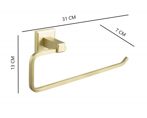 Держатель для полотенец для ванной комнаты,матовое золото FELICE FL 1009 ORO OPACO