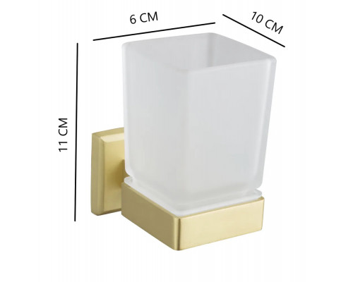 Стакан подвесной,матовое золото FELICE FL 1028 ORO OPACO