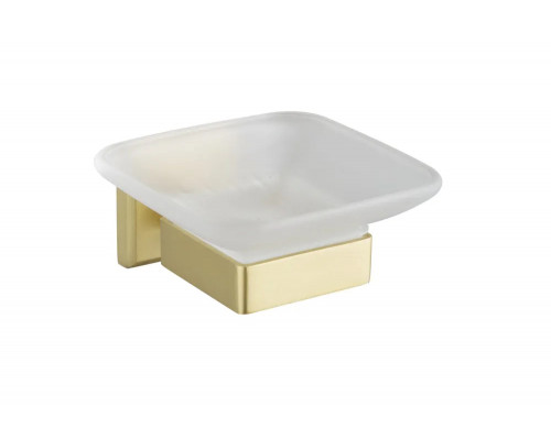 Мыльница настенная стеклянная,матовое золото FELICE FL 1015 ORO OPACO