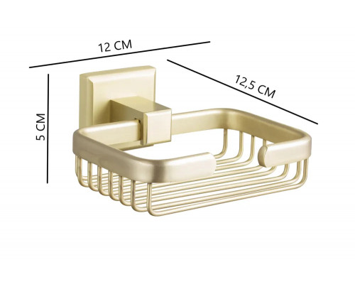 Настенная мыльница для ванной комнаты,матовое золото FELICE FL 1014 ORO OPACO