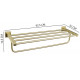 Полка для полотенец в ванную комнату,матовое золото FELICE FL 1036 ORO OPACO