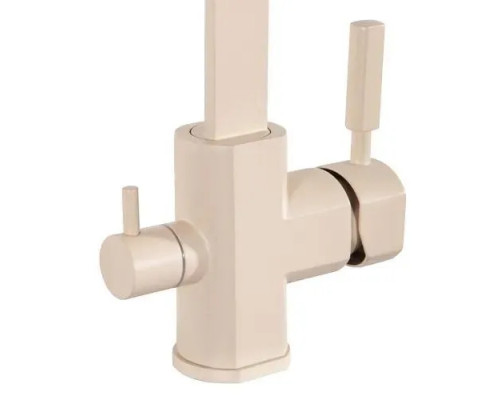 Смеситель для кухни с краном для питьевой воды,бежевый FELICE 1516-6 BEIGE