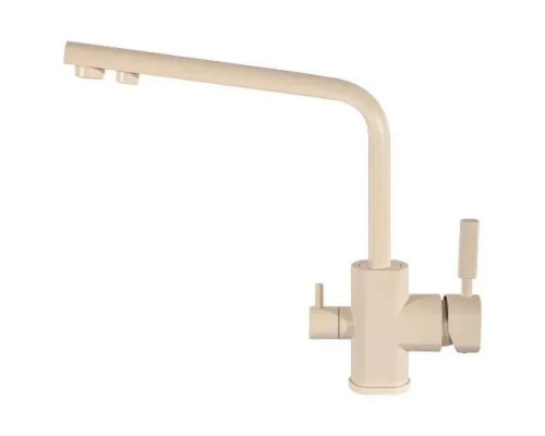 Смеситель для кухни с краном для питьевой воды,бежевый FELICE 1516-6 BEIGE