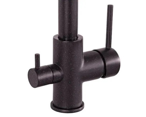 Смеситель для кухни,черный с краплением FELICE 1718-3 BASALTO