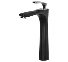 Смеситель для накладной раковины,черный матовый хром FELICE 9025 NERO OPACO