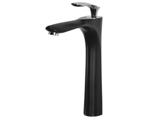 Смеситель для накладной раковины,черный матовый хром FELICE 9025 NERO OPACO