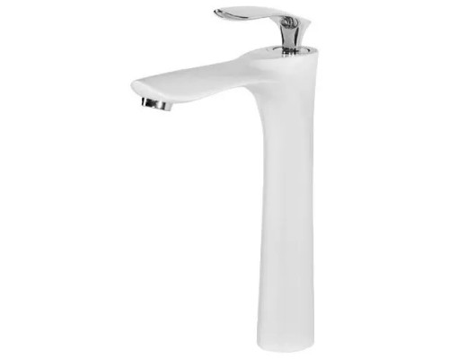 Смеситель для накладной раковины,белый хром FELICE 9025 B CROMO BIANCO