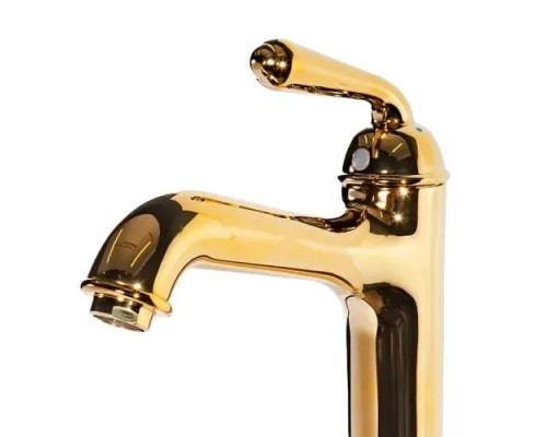 Смеситель для накладной раковины,золото глянцевое FELICE 0525 ORO