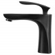 Смеситель для раковины,черный матовый с хром ручкой FELICE 9030 NERO OPACO